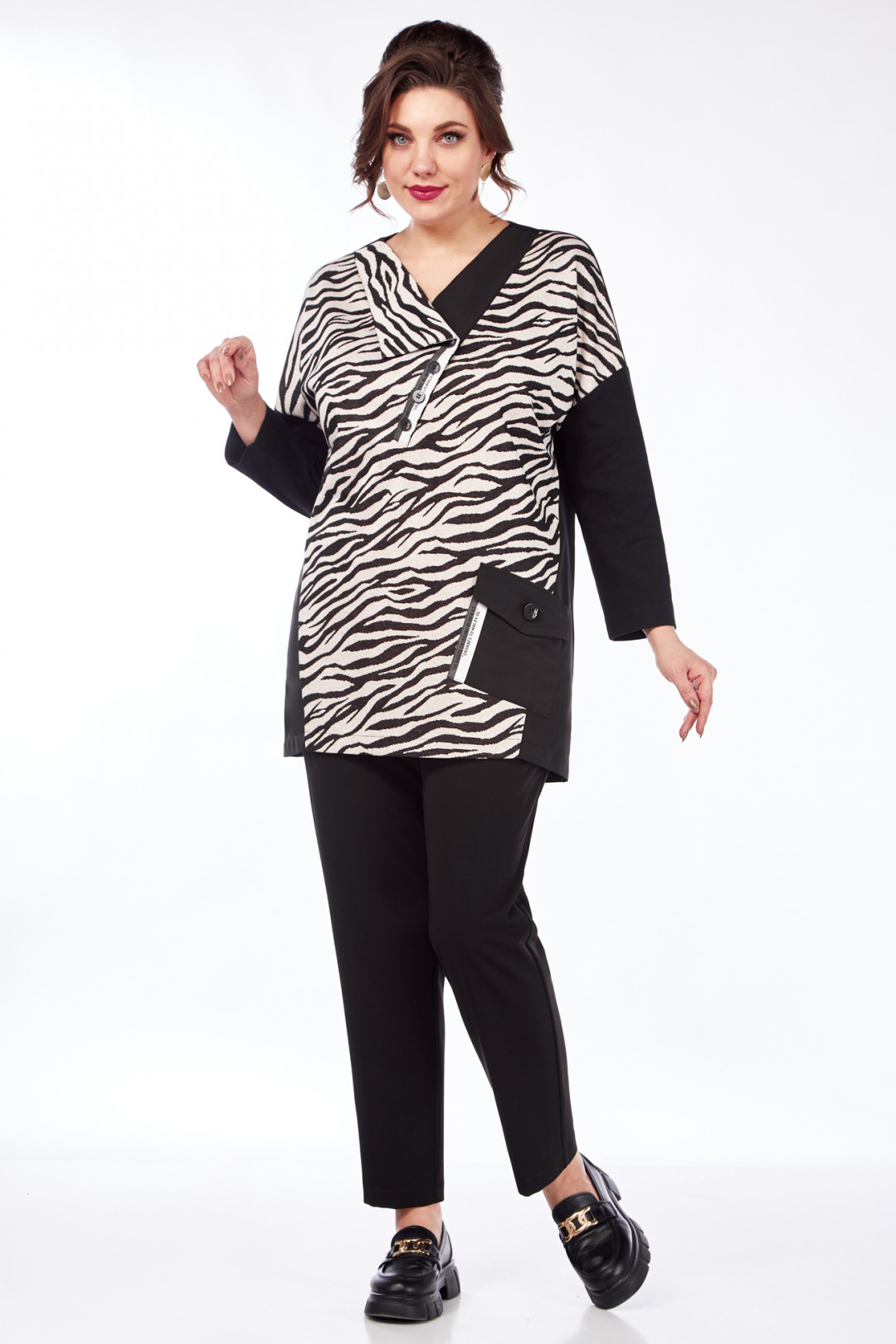 Блузка Matini 4.1244/1 зебра - фото 2