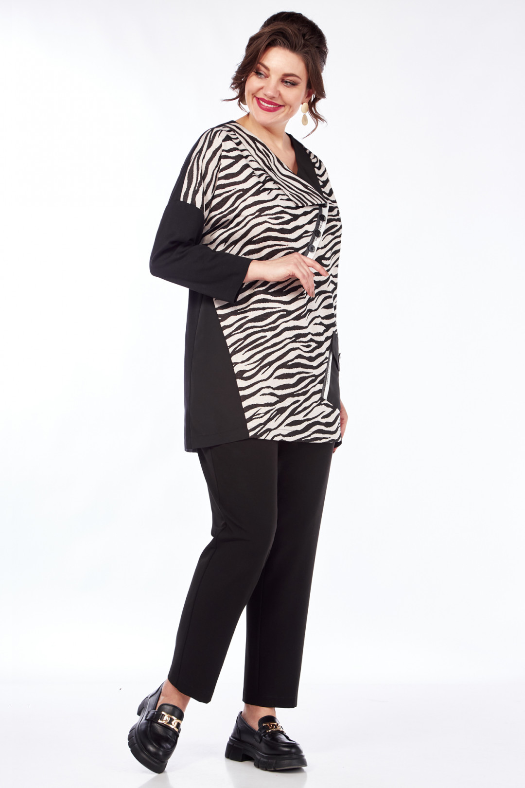 Блузка Matini 4.1244/1 зебра - фото 3