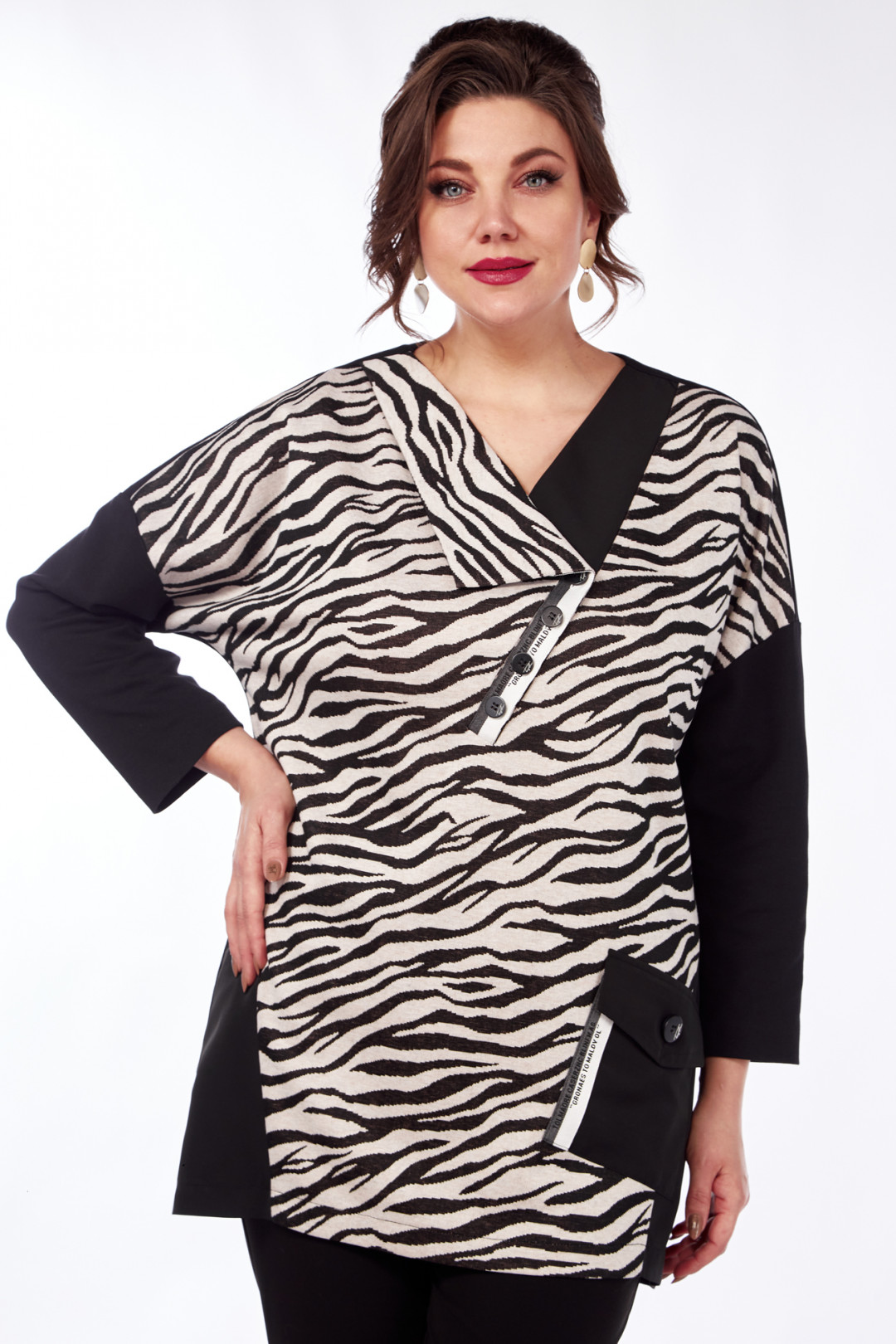 Блузка Matini 4.1244/1 зебра - фото 1