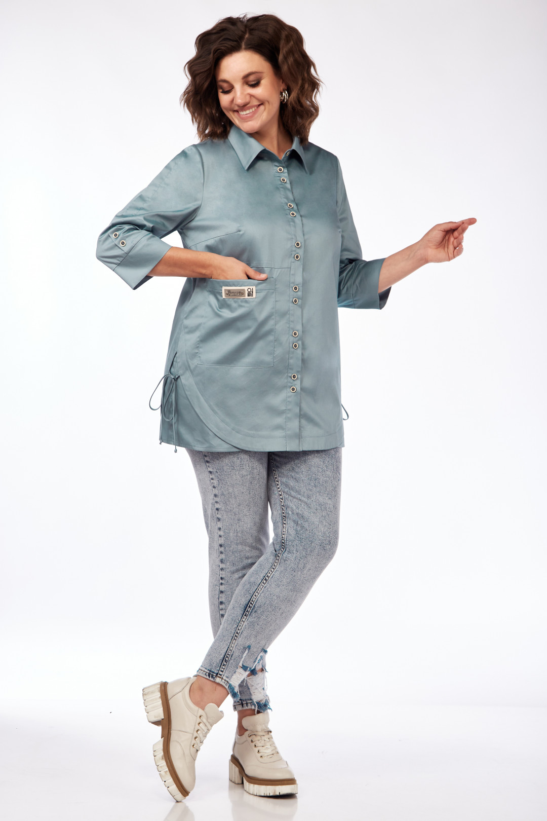 Блузка Matini 4.1535 ментол - фото 5