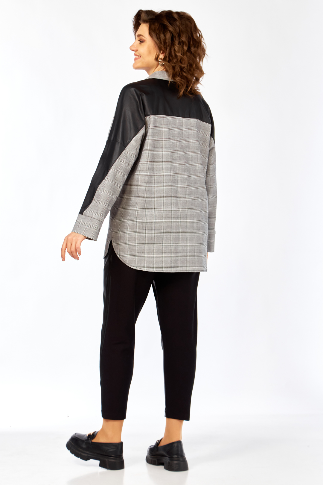 Блузка Matini 4.1545/1 Клетка+черный