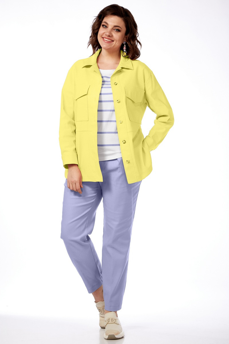 Костюм Милора Стиль 1074/1 комбо желтый