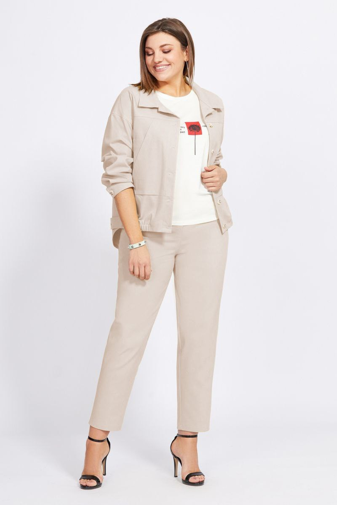 Костюм Милора Стиль 1100/1 бежевый - фото 1