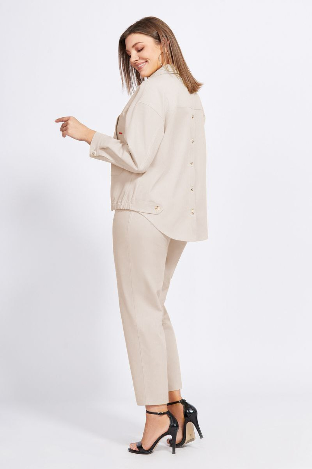 Костюм Милора Стиль 1100/1 бежевый - фото 2