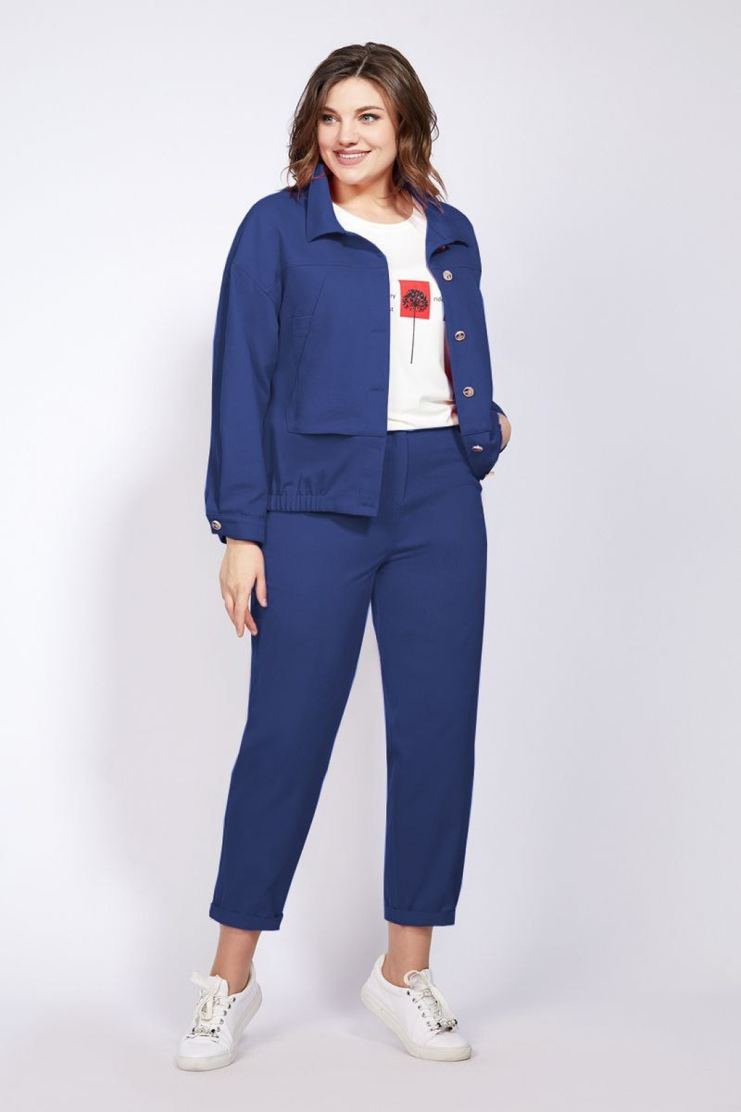 Костюм Милора Стиль 1100/1 синий - фото 1