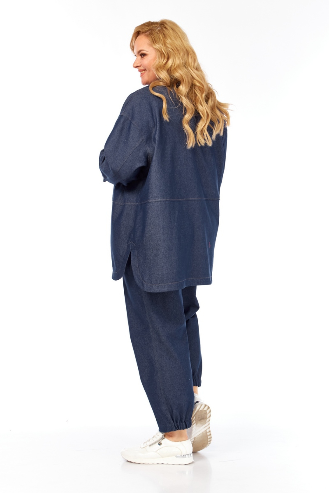 Костюм Милора Стиль 1100/1 синий джин - фото 4