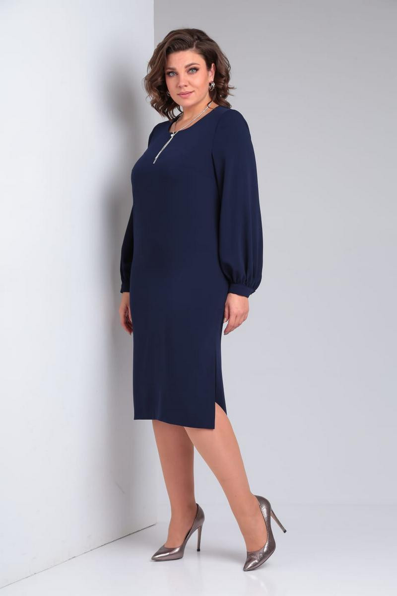 Костюм Милора Стиль 1175 синий - фото 2