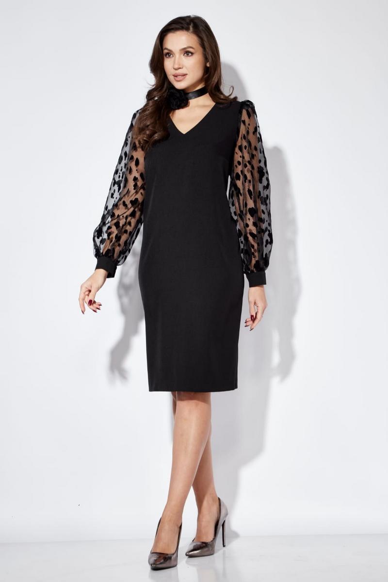 Платье Милора Стиль 1185 чёрный - фото 1