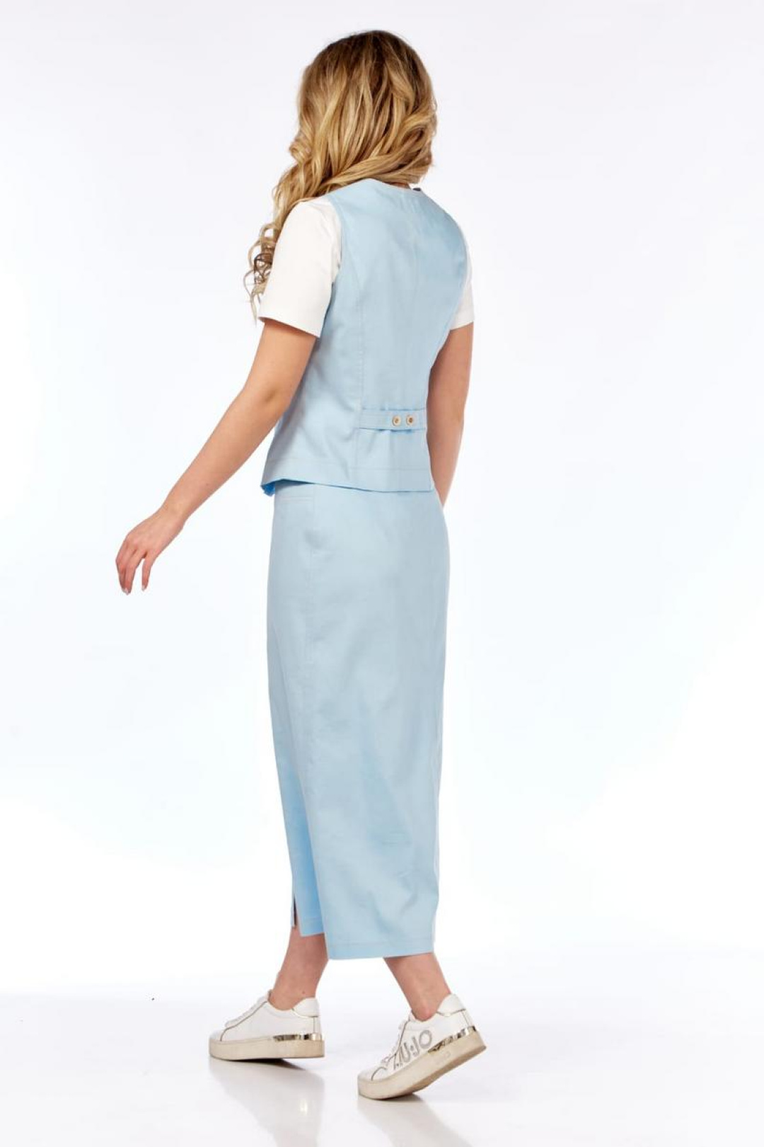 Костюм Милора Стиль 1205 голубой - фото 2
