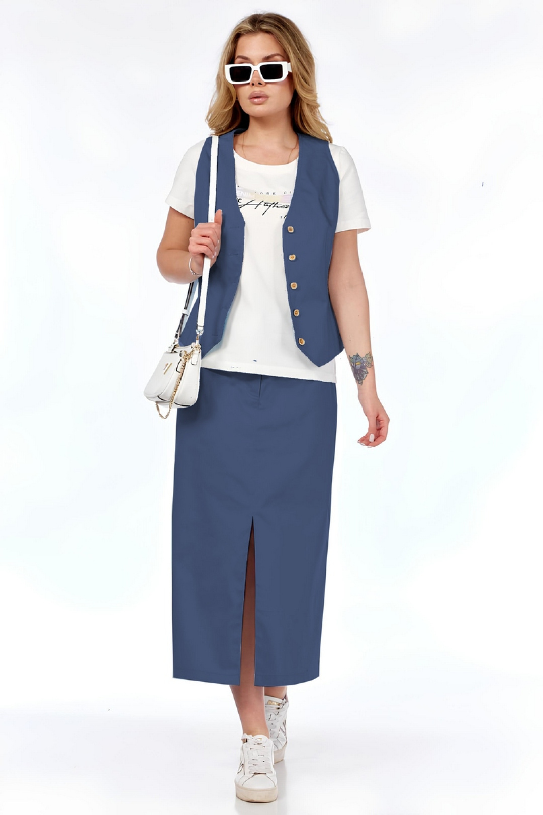 Комплект Милора Стиль 1205/1 синий - фото 2