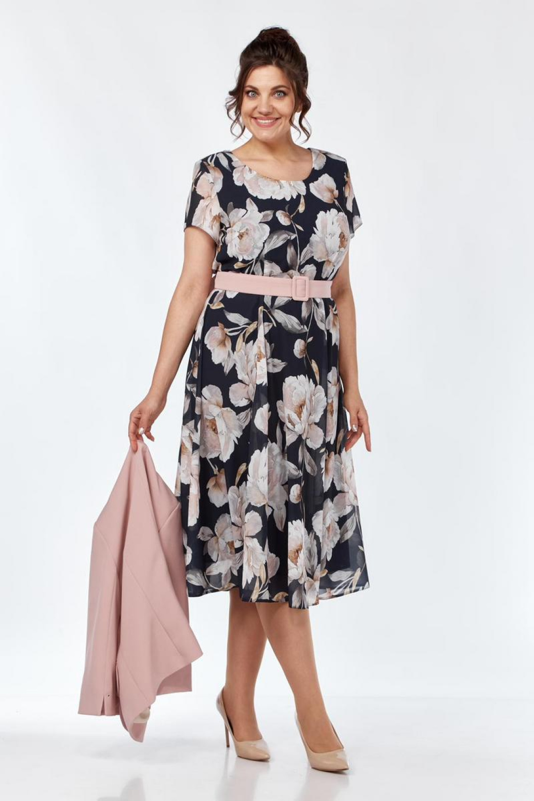 Костюм Милора Стиль 1260 цветы - фото 2