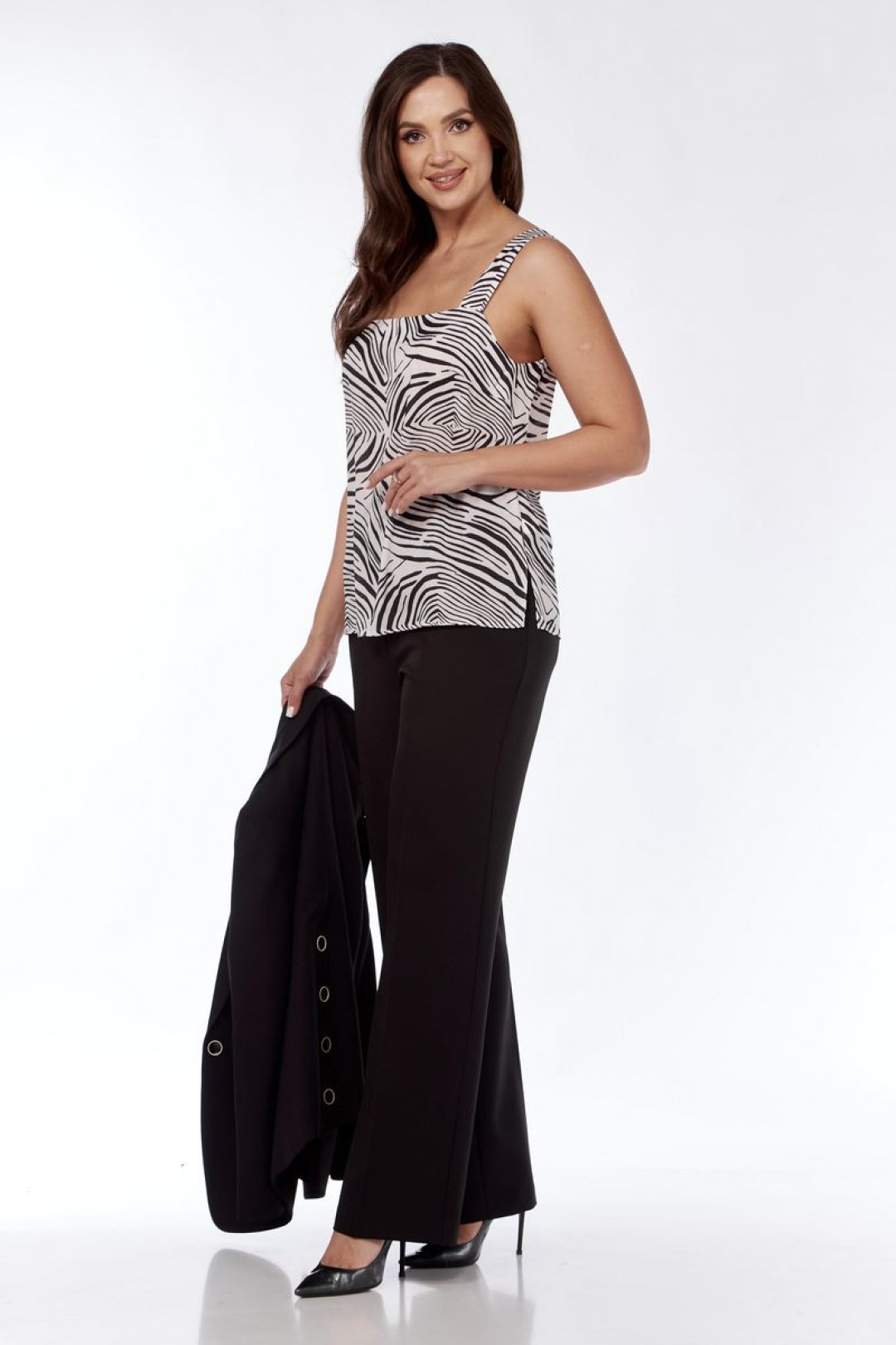 Костюм Милора Стиль 1264 черный - фото 3