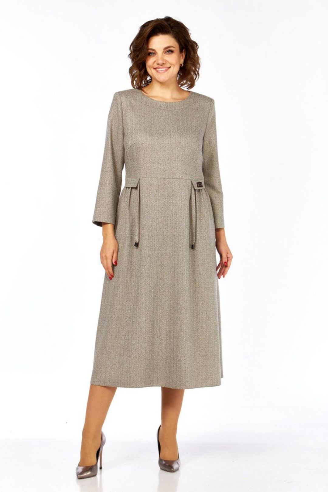 Платье Милора Стиль 1399 песочный - фото 1