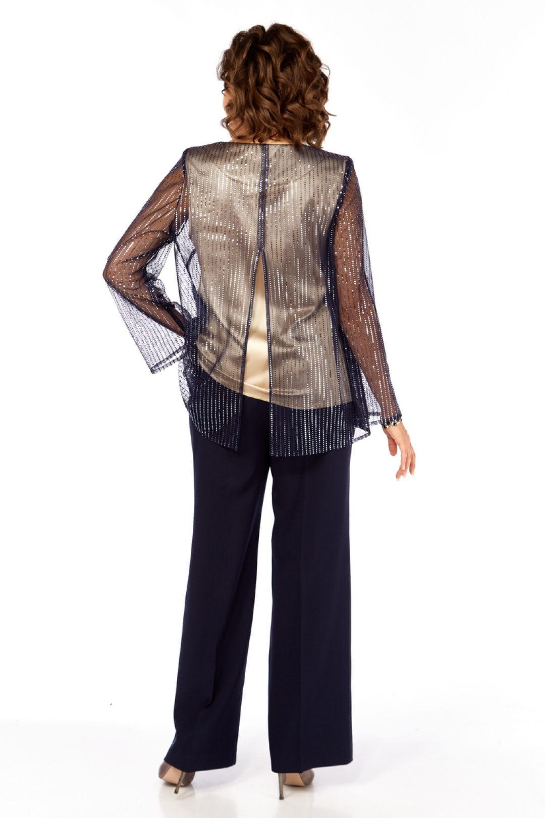 Костюм Милора Стиль 1407 синий - фото 5