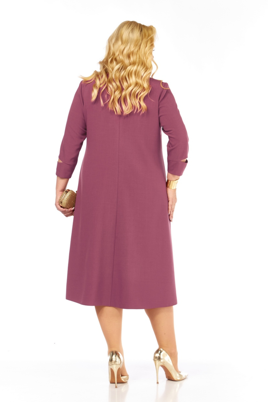 Платье Милора Стиль 1408 розовый - фото 2