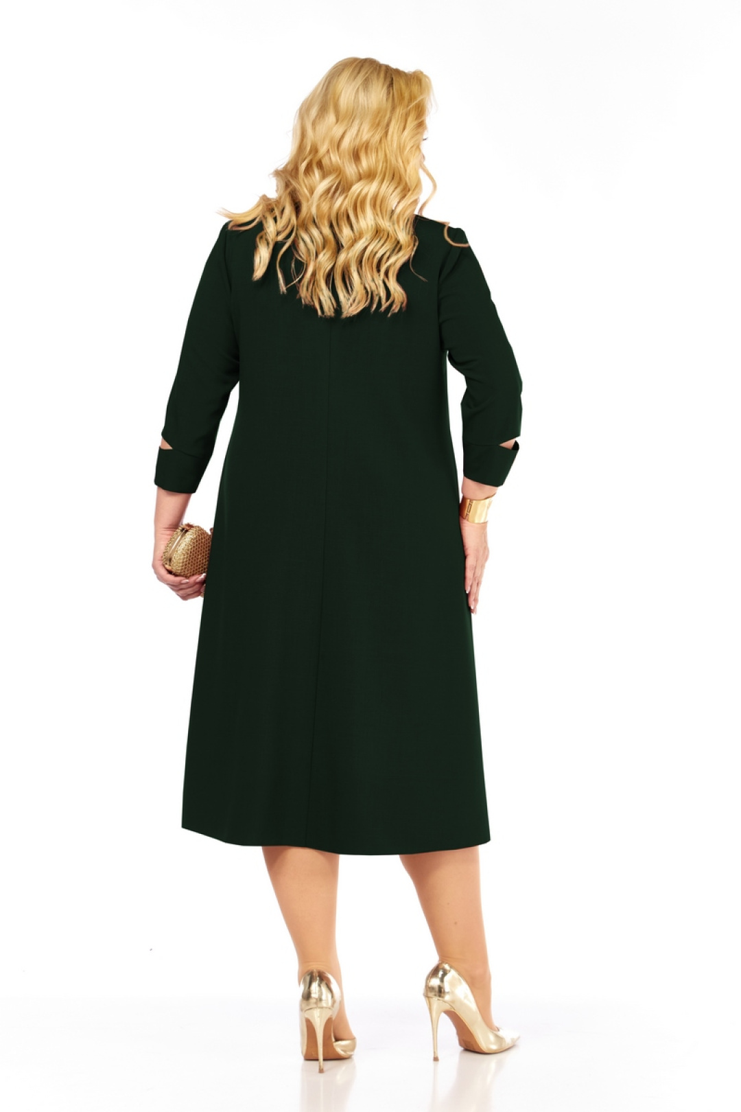 Платье Милора Стиль 1408 зеленый - фото 2