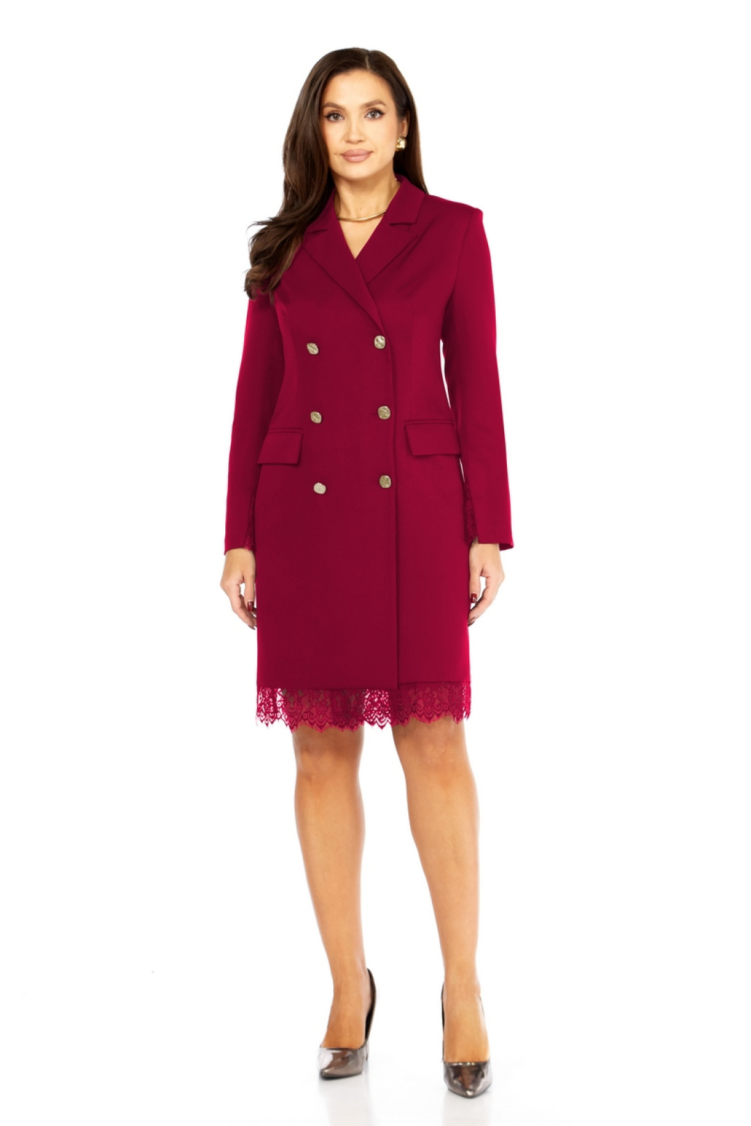 Платье Милора Стиль 1413 красный - фото 1