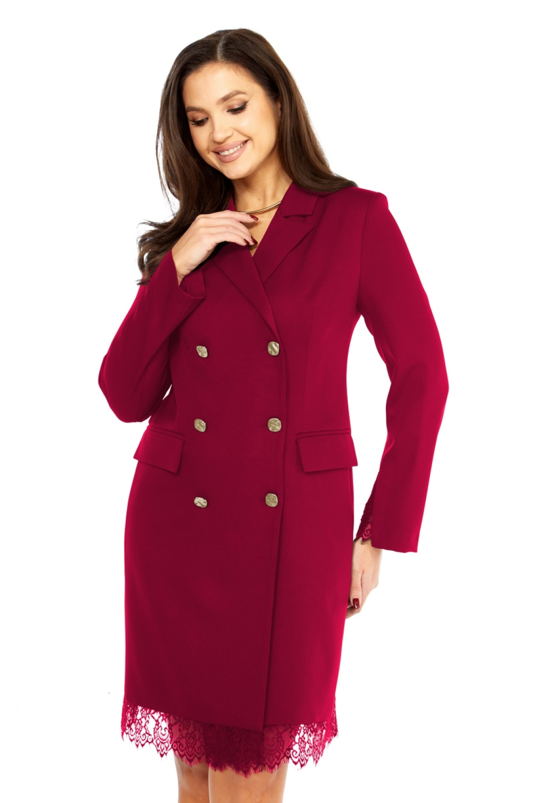 Платье Милора Стиль 1413 красный - фото 2