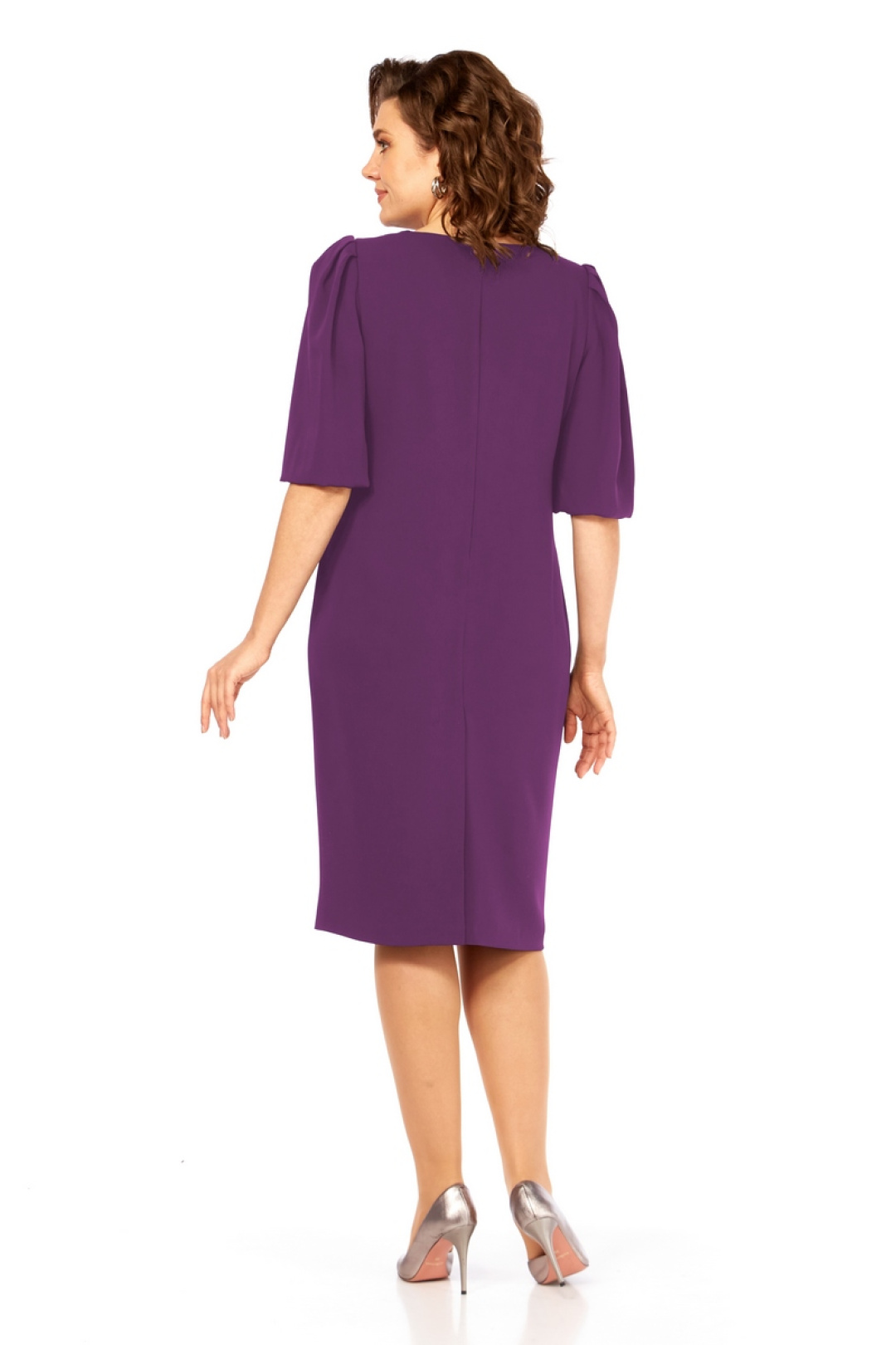 Платье Милора Стиль 1421 цикламен - фото 2