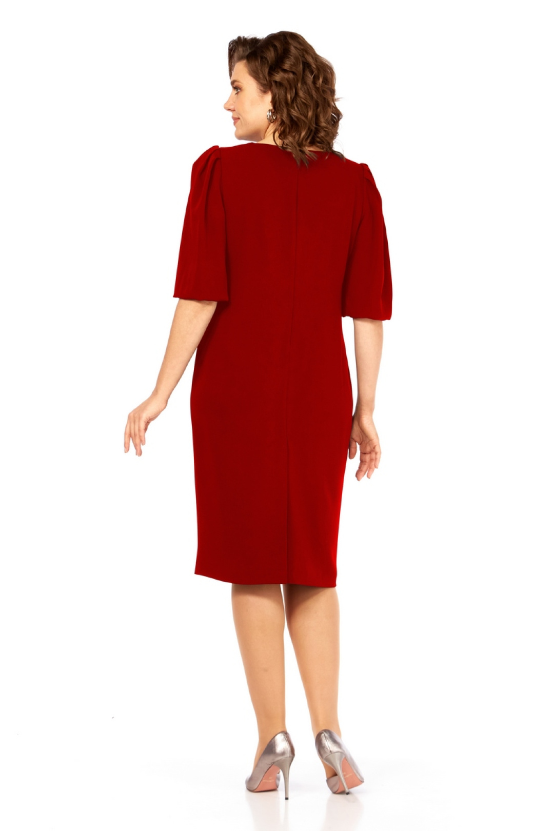 Платье Милора Стиль 1421 красный - фото 2