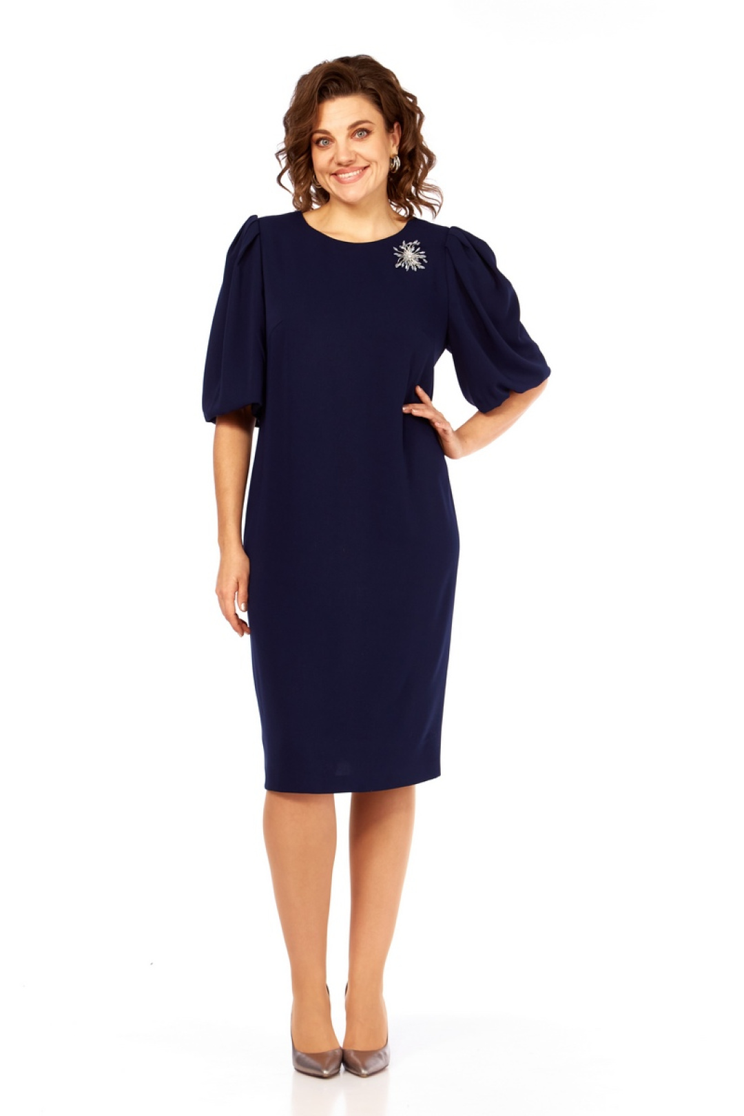 Платье Милора Стиль 1421 синий - фото 1