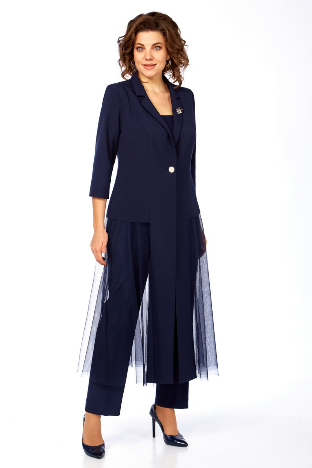 Комплект Милора Стиль 1428 синий - фото 1