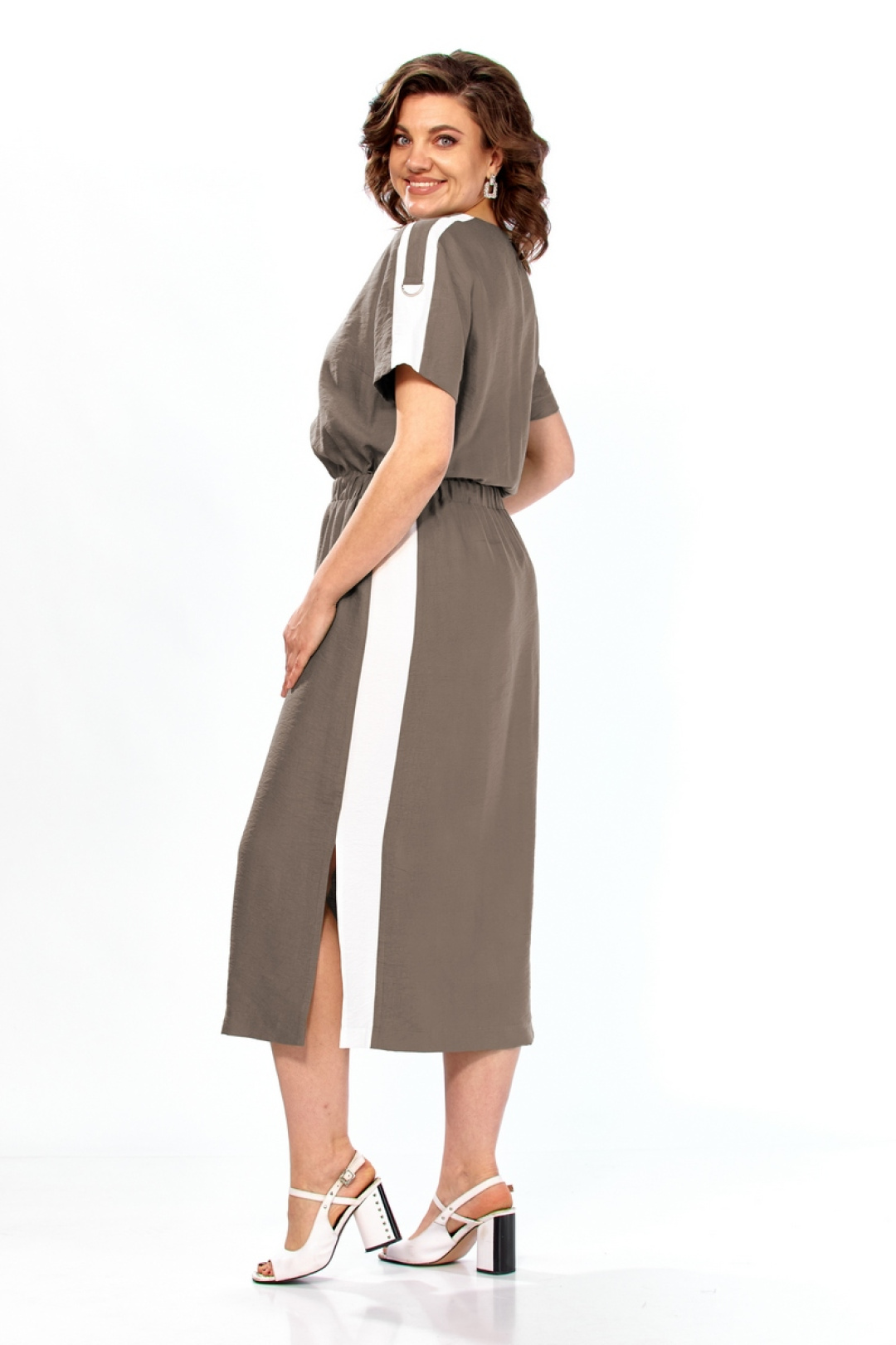 Платье Милора Стиль 1455 шоколад