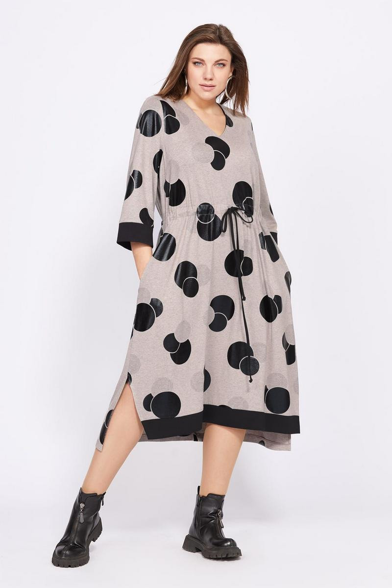 Платье Милора Стиль 802 круги - фото 1