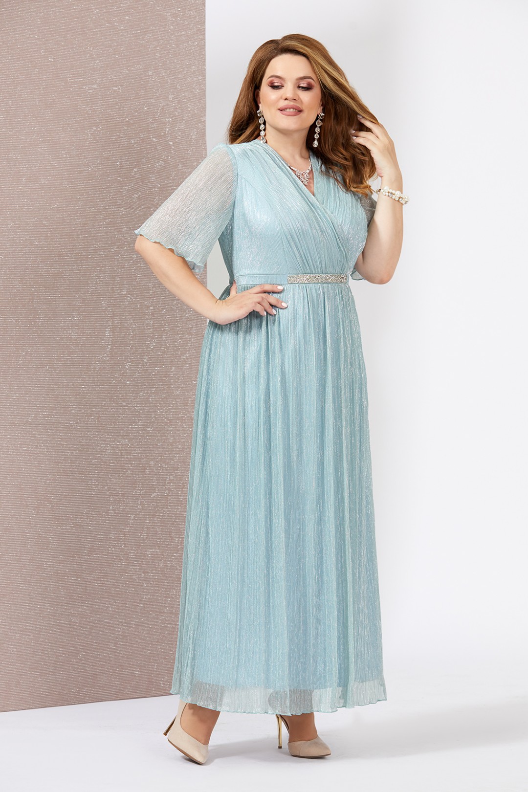 Платье Mira Fashion 4778-5 голубой