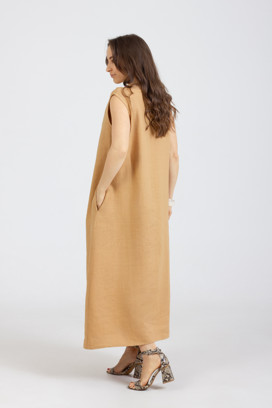 Платье Mirolia 1281 горчичный