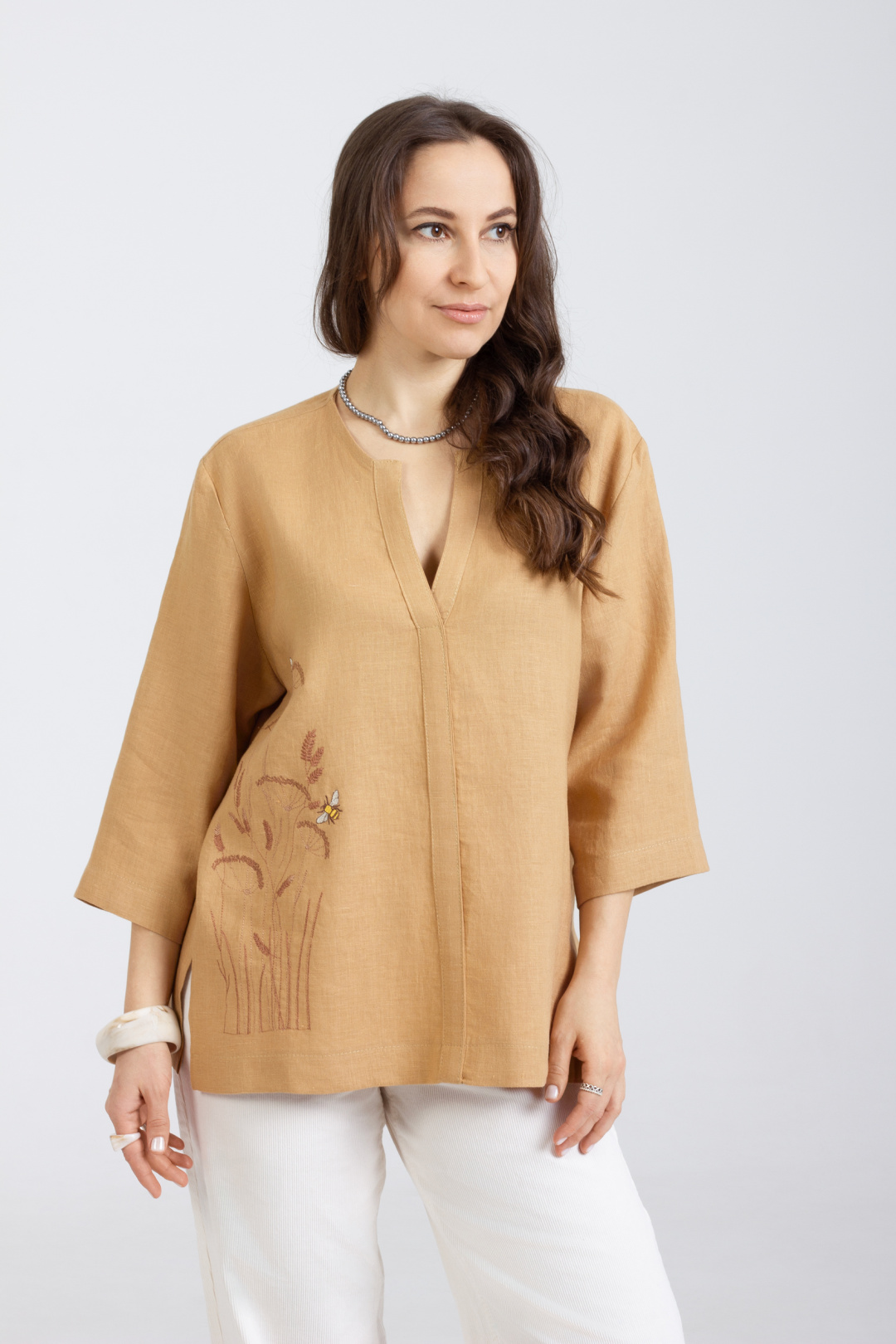 Туника Mirolia 1293 горчичный
