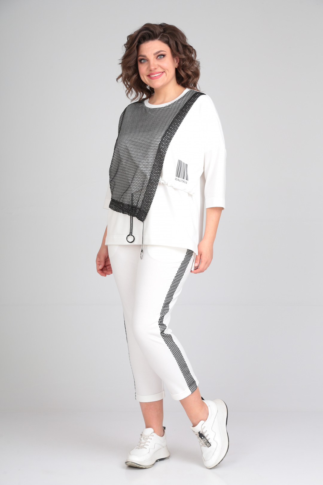 Костюм Мишель Шик 1329/1 белый - фото 2