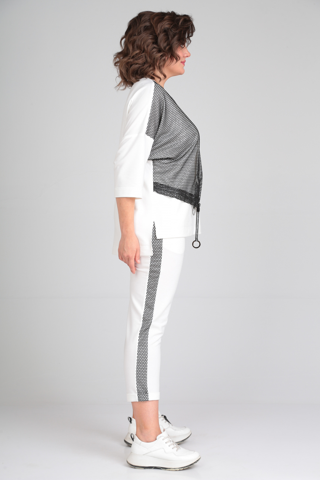 Костюм Мишель Шик 1329/1 белый - фото 4