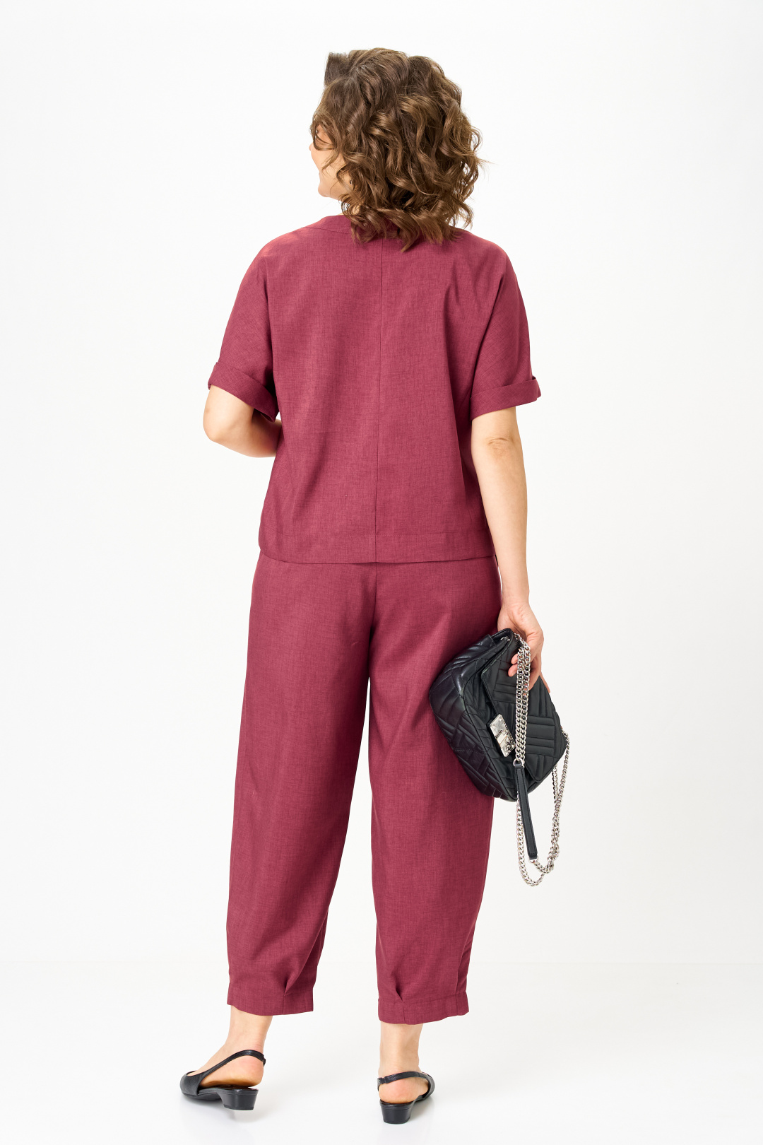 Костюм Мишель Шик 1337-1 рубиновый - фото 5