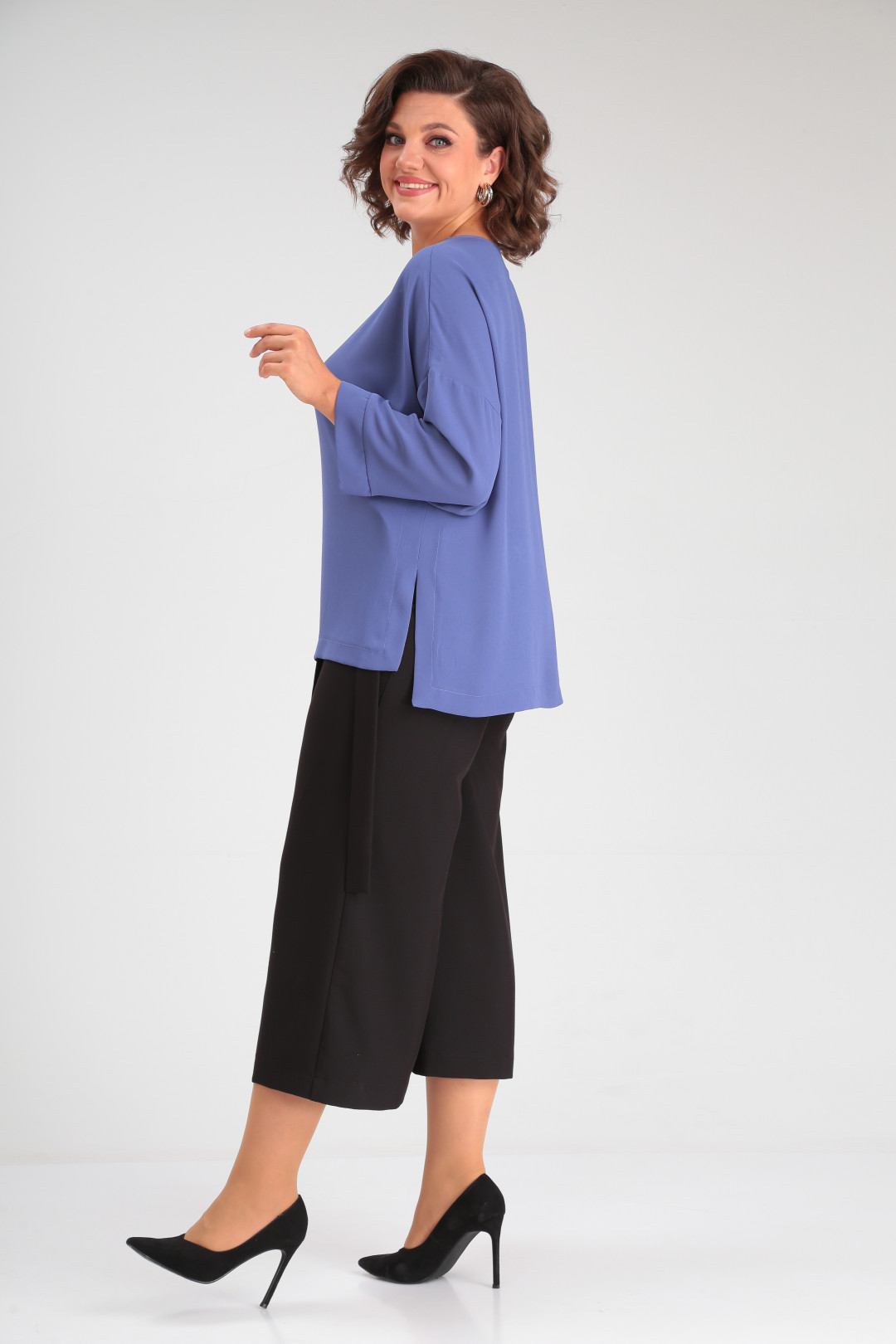 Костюм Мишель Шик 1350 синий, черный - фото 5