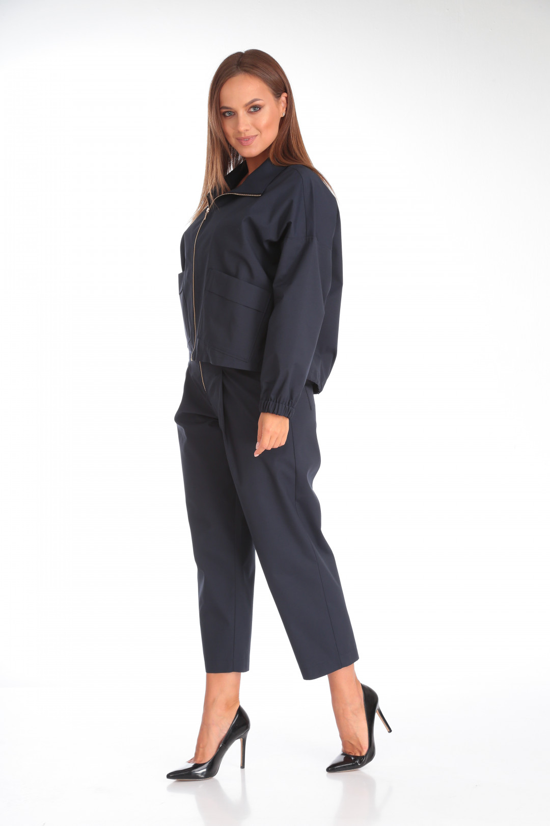 Костюм Мишель Шик 1351 синий - фото 4