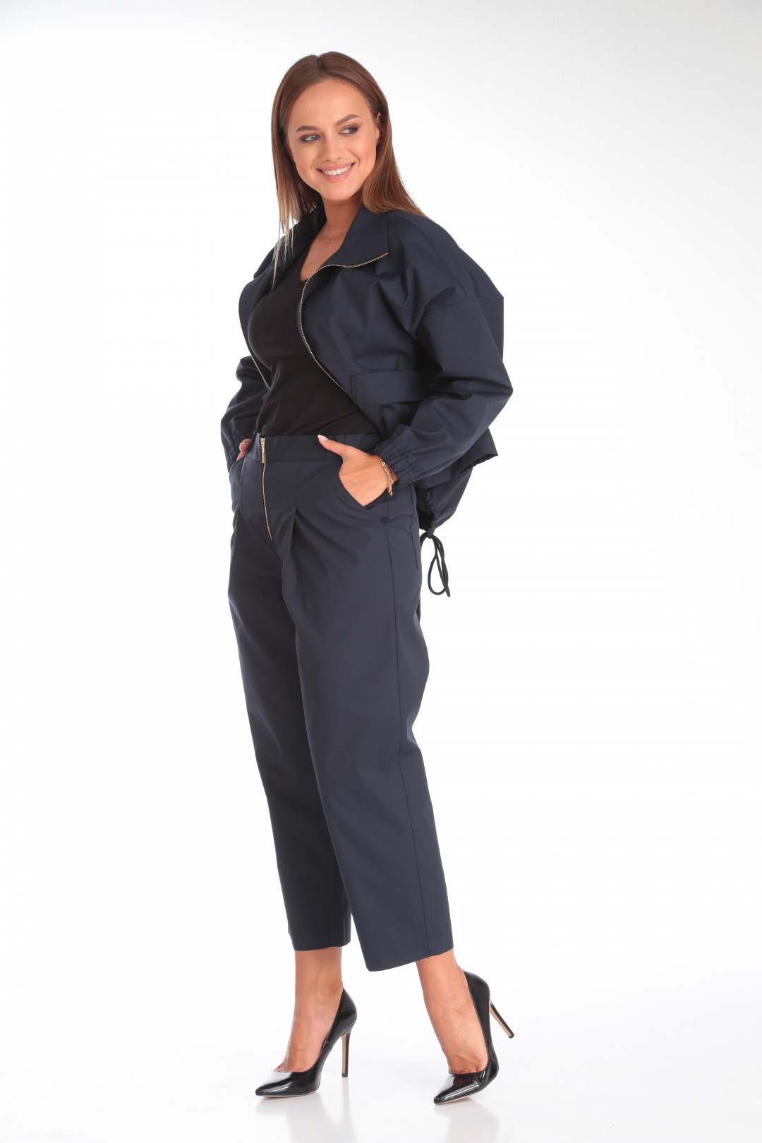 Костюм Мишель Шик 1351 синий - фото 5