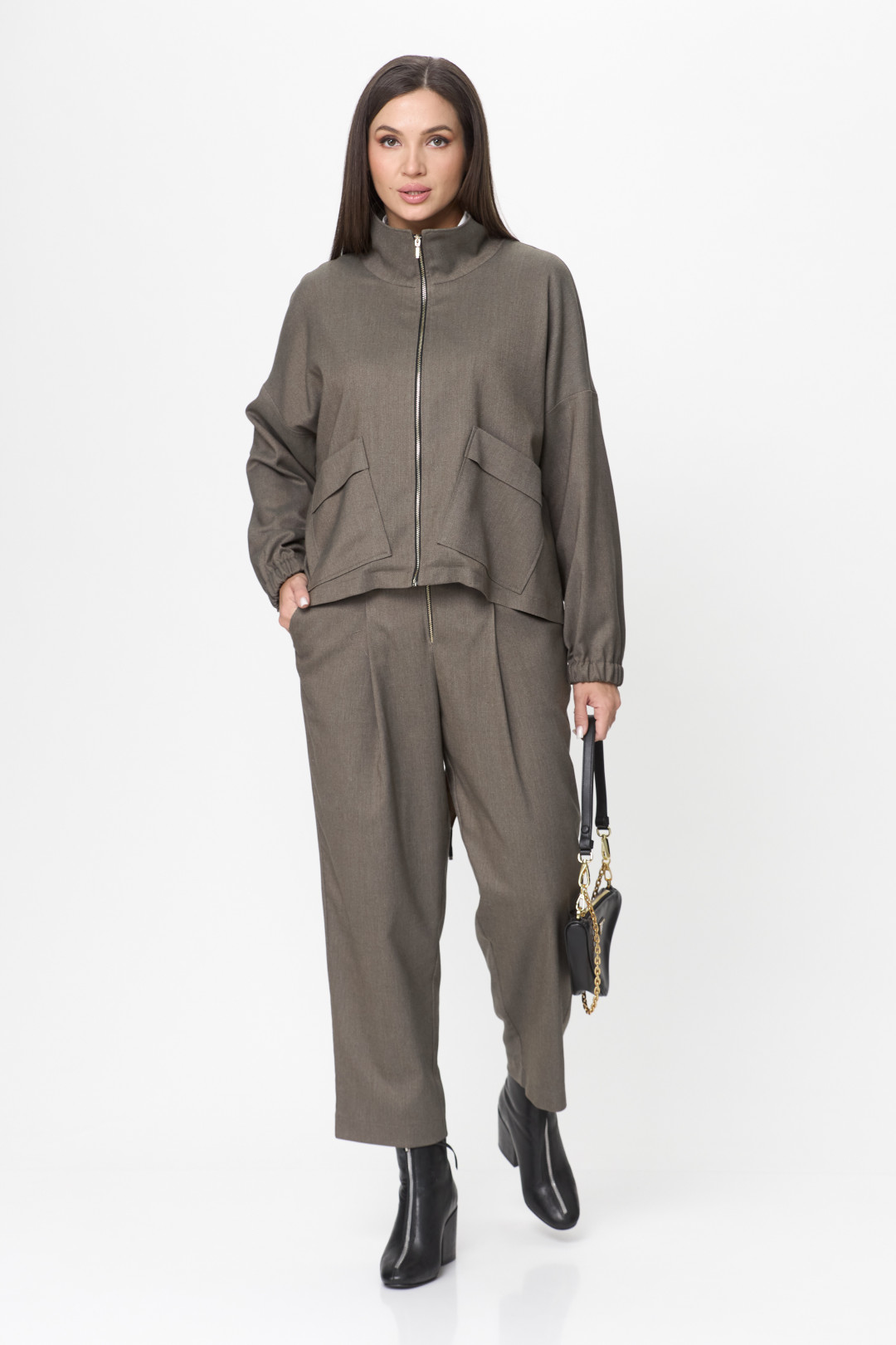 Костюм Мишель Шик 1351 хаки - фото 1