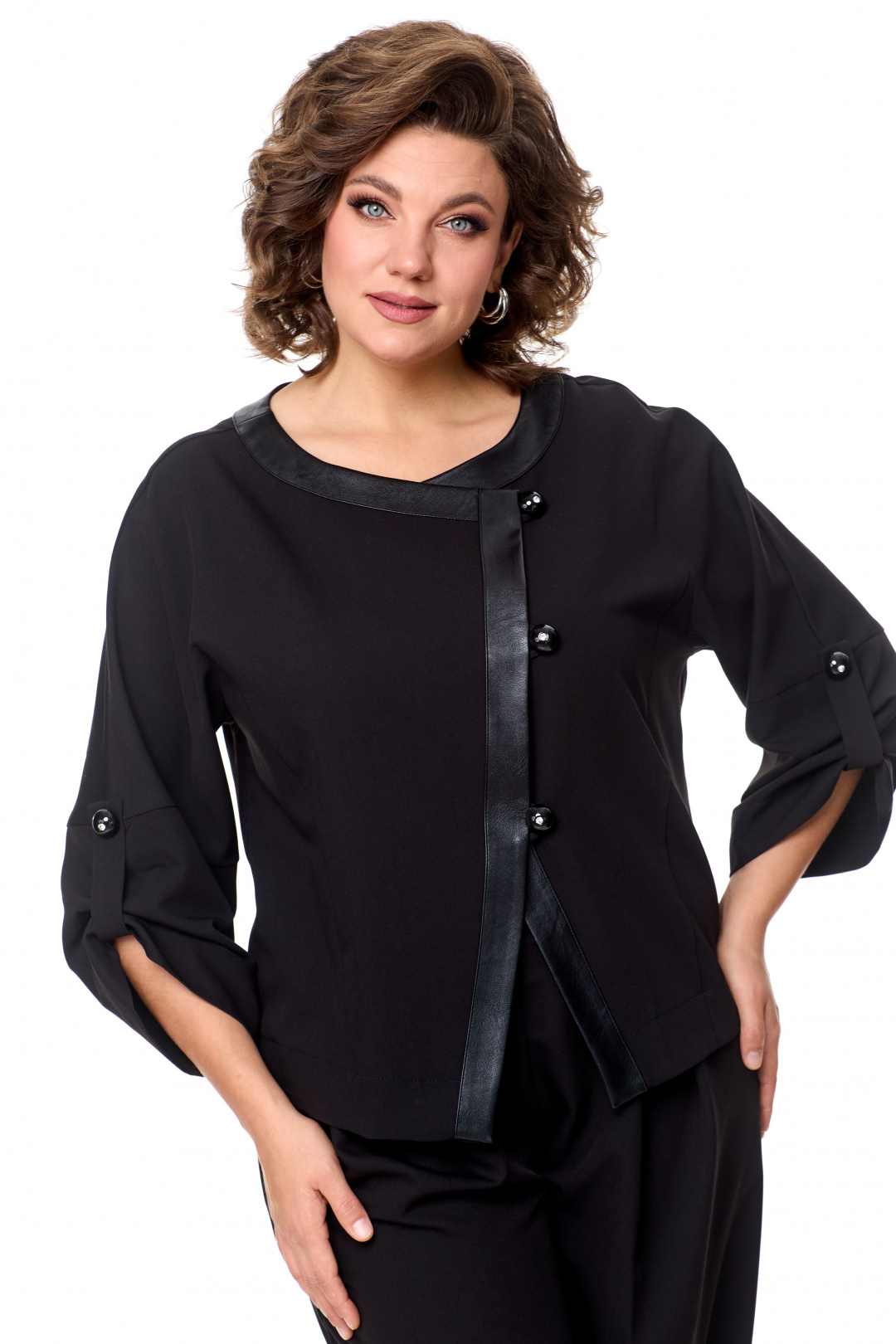 Костюм Мишель Шик 1355 черный - фото 3