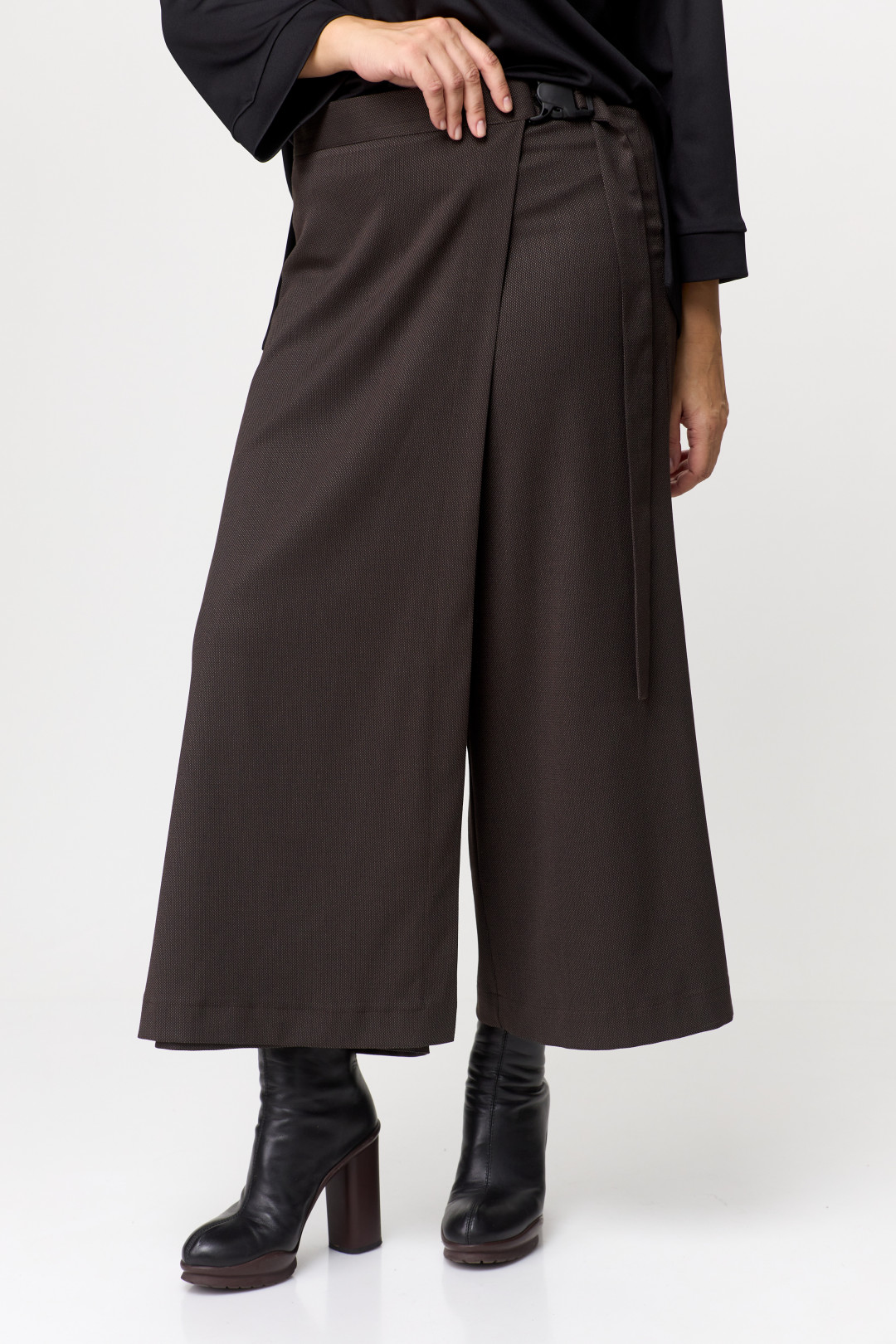 Костюм Мишель Шик 1362 черный, шоколад - фото 6