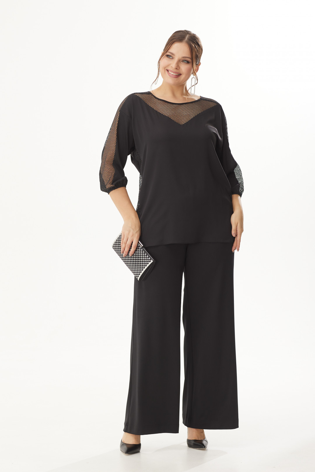 Костюм Мишель Шик 1363 черный - фото 2