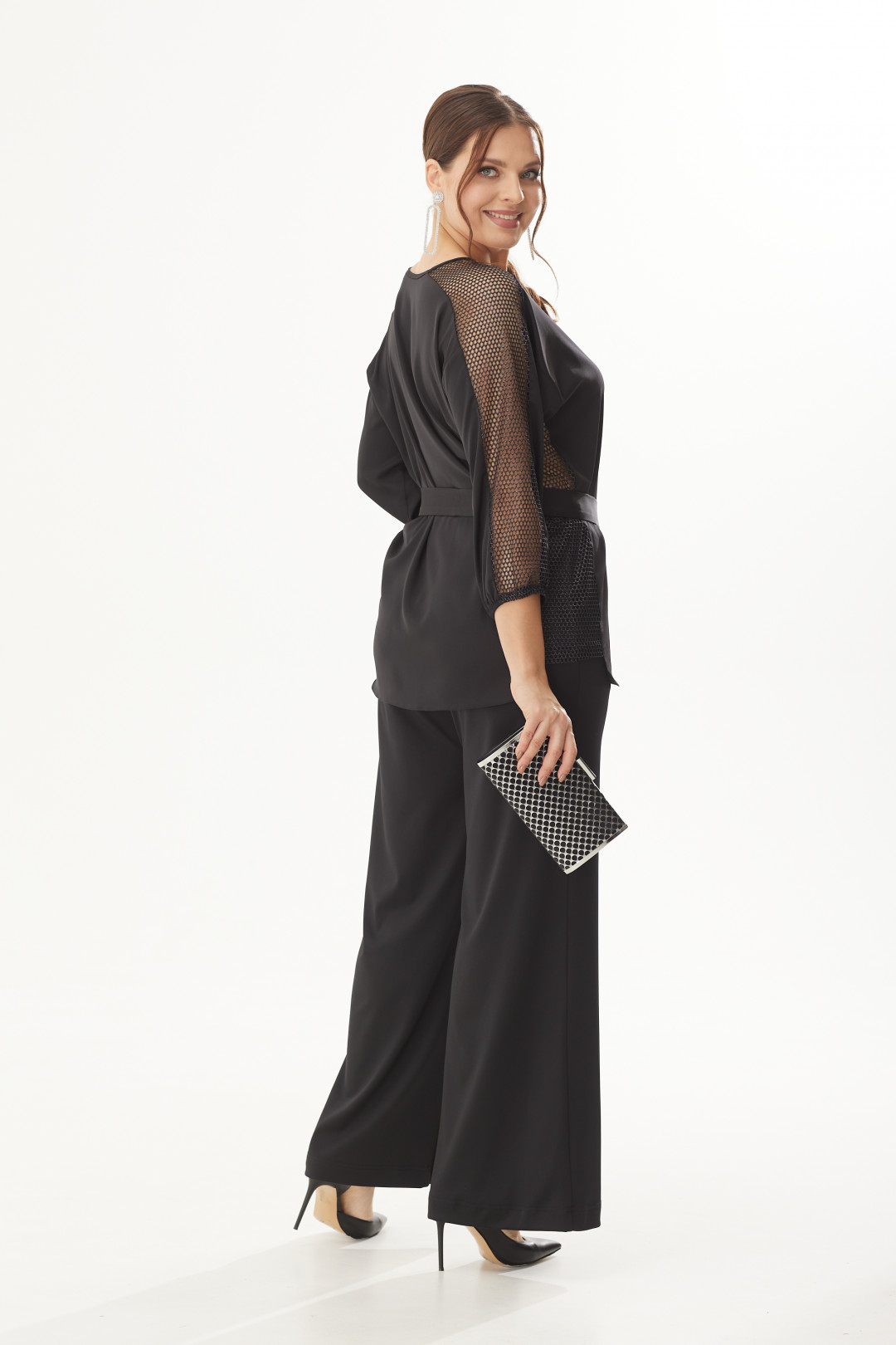 Костюм Мишель Шик 1363 черный - фото 3