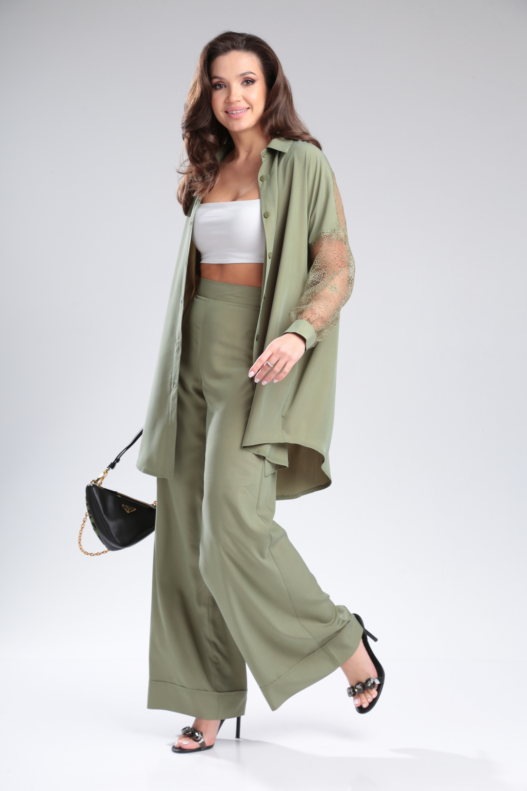 Костюм Мишель Шик 1369 хаки - фото 3