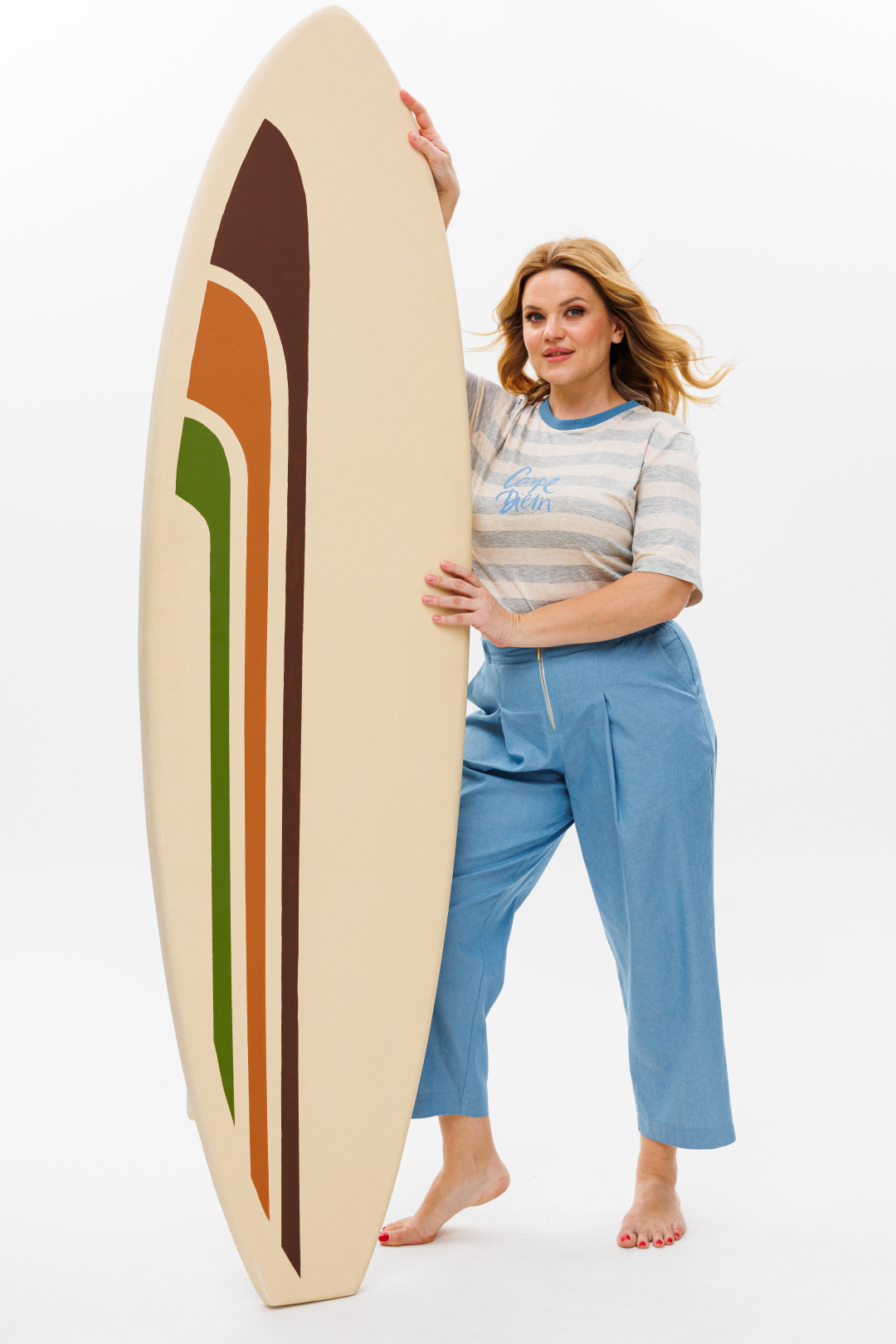 Костюм Мишель Шик 1370 голубой, серый - фото 6