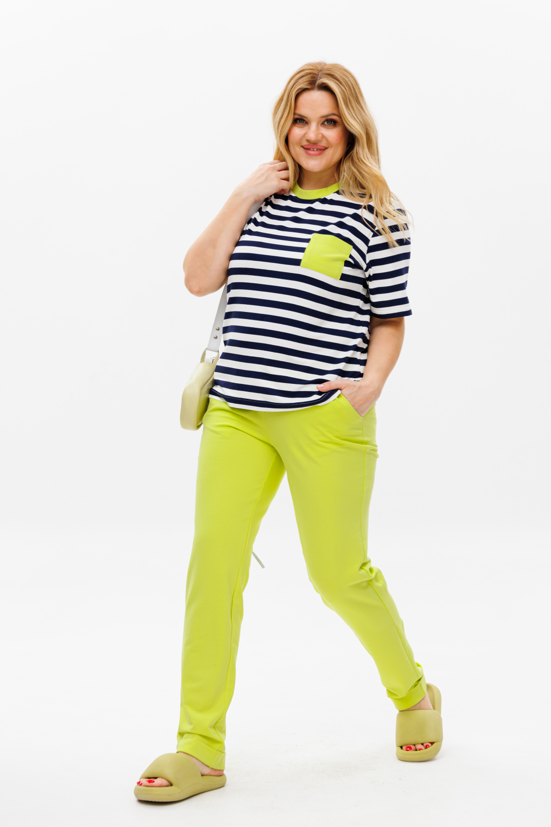 Костюм Мишель Шик 1371 салатовый - фото 3