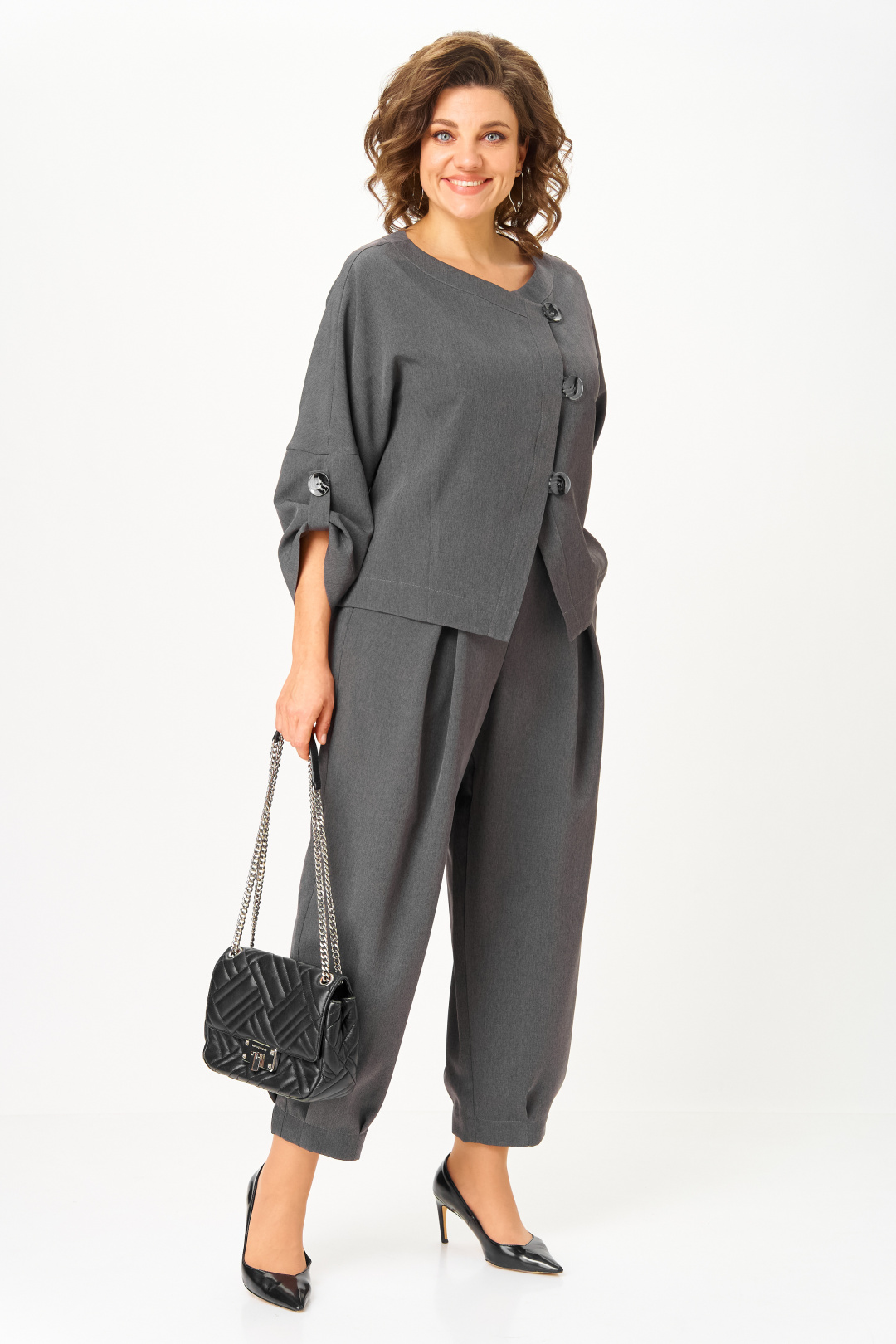 Костюм Мишель Шик 1436-1 графит - фото 2