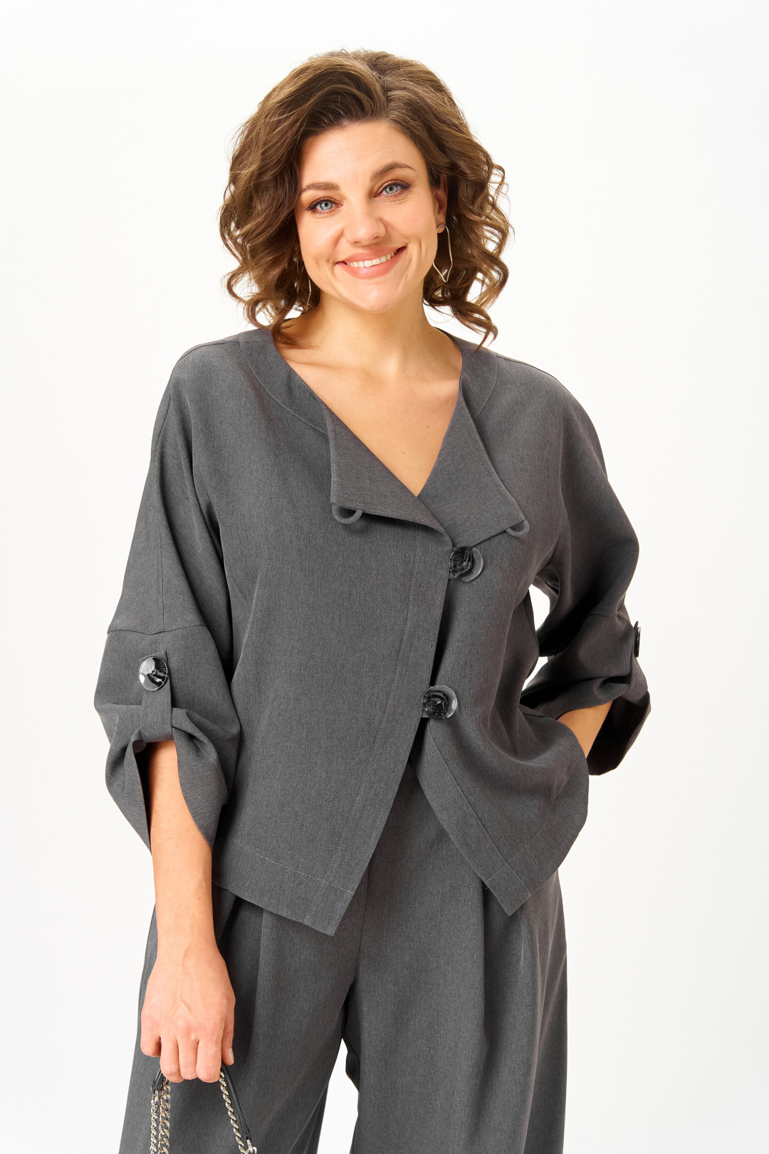 Костюм Мишель Шик 1436-1 графит - фото 4