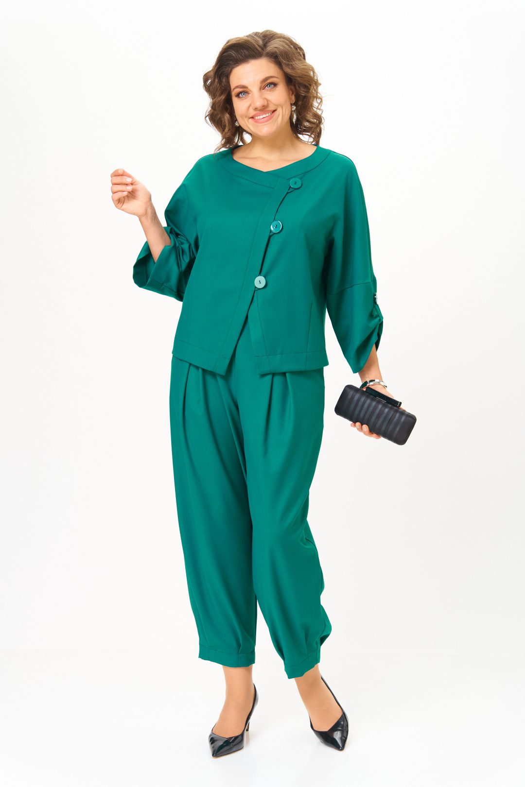 Костюм Мишель Шик 1436-1 изумрудный