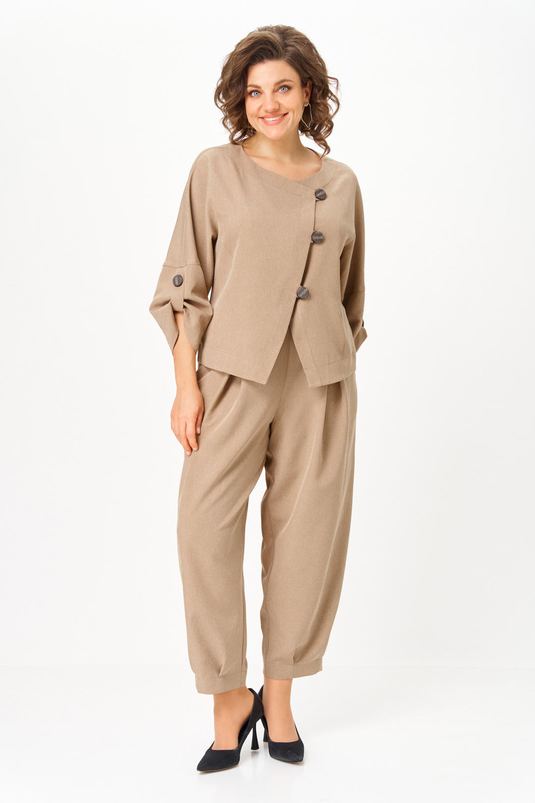 Костюм Мишель Шик 1436-1 песочный - фото 1