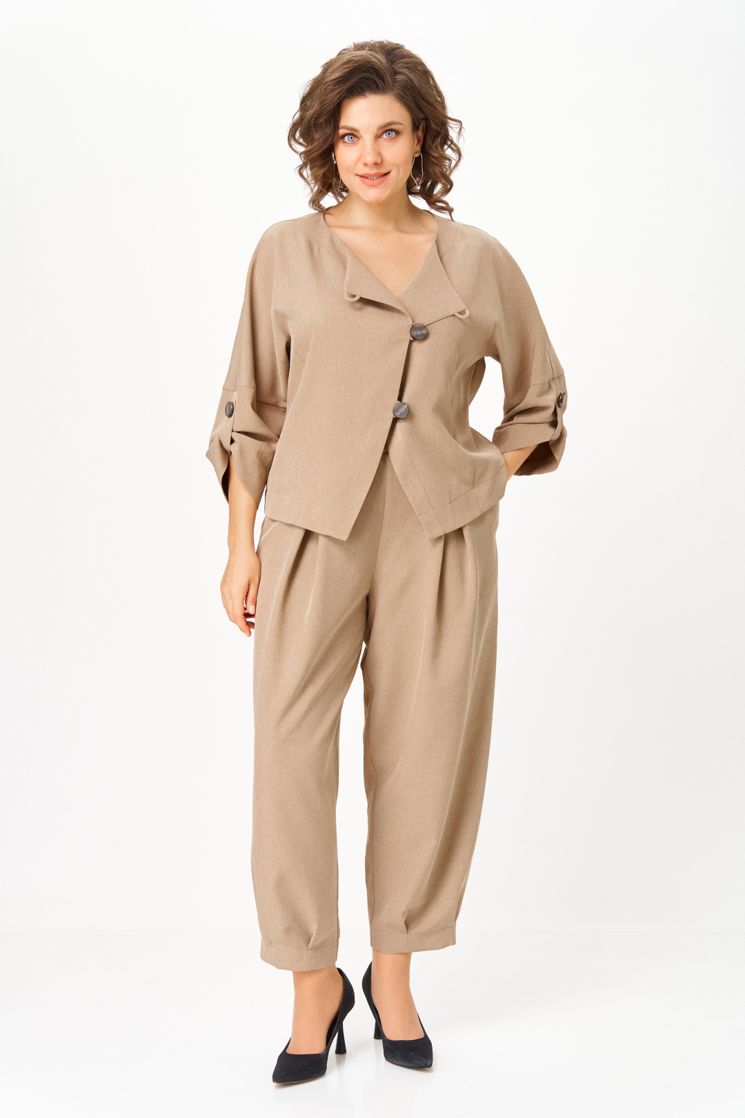 Костюм Мишель Шик 1436-1 песочный - фото 5